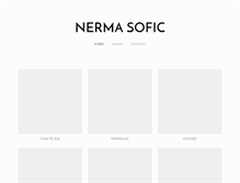Tablet Screenshot of nermasofic.com